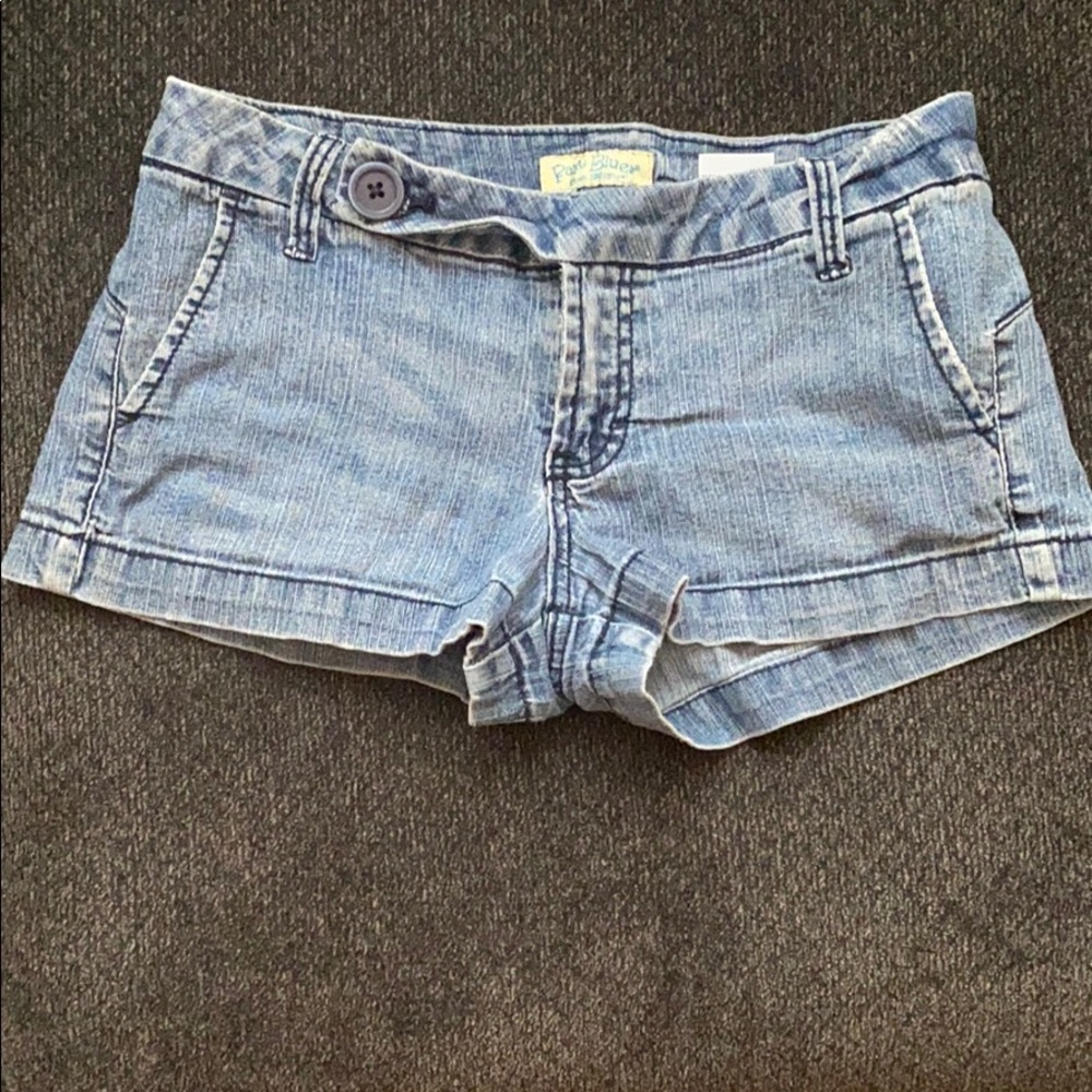 Blue jean shorts